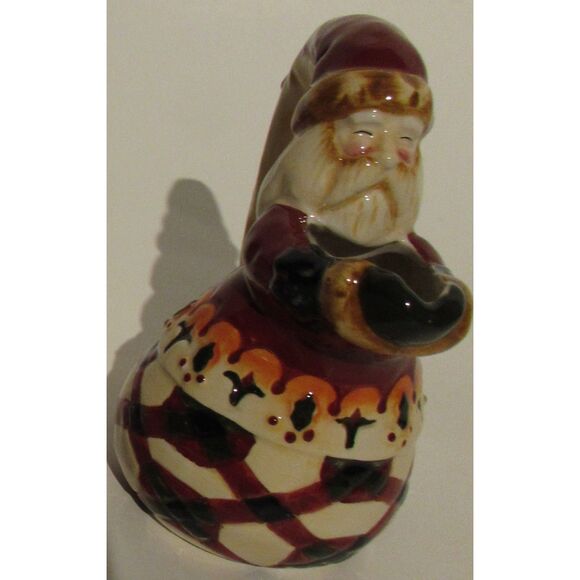 Jim Shore 2002 vintage Santa Claus creamer small pitcher Christmas dining - Picture 4 of 7